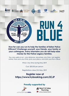 Run 4 Blue ‘Lace up and Sign up’ – do your bit for Police Legacy Families