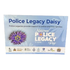 Police Legacy Daisy - Michaelmas Daisy Tie/Lapel Pin
