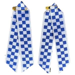 Remembrance Day Checkered Ribbon - (fabric)