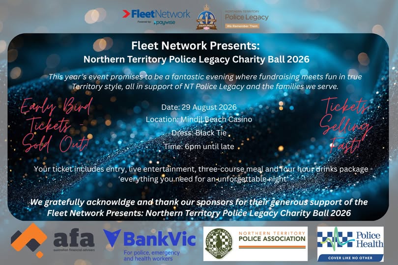 Fleet Network presents: the NT Police Legacy Charity Ball 2026